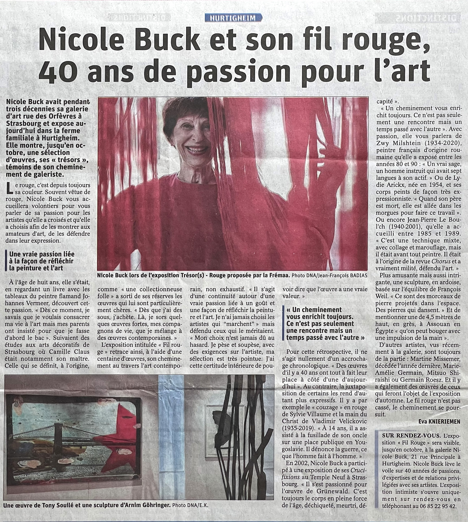 Article paru dans les DNA 040823